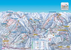 Zell am ziller Zillertal Arena Ski Map